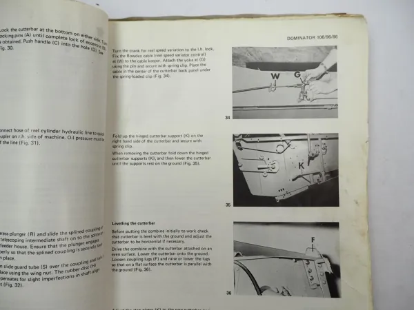 Claas Dominator 86 96 106 Operators Manual Maintenance Wiring Diagram 1981 engl.