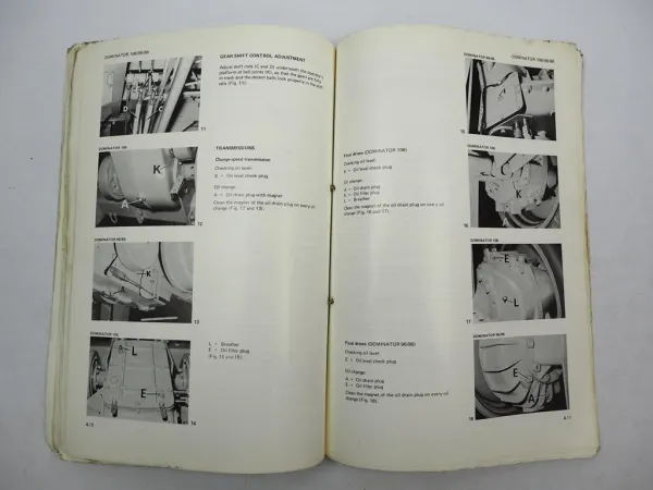 Claas Dominator 86 96 106 Operators Manual Maintenance Wiring Diagram engl. 1981