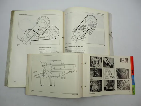 Claas Dominator 86 96 106 ST Operators Manual Maintenance Wiring Diagram 1985