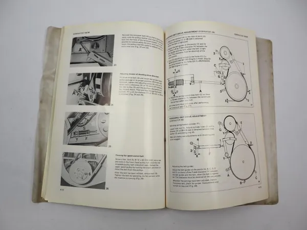 Claas Dominator 96 106 Operators Manual Maintenance Wiring Diagram 1980 engl.