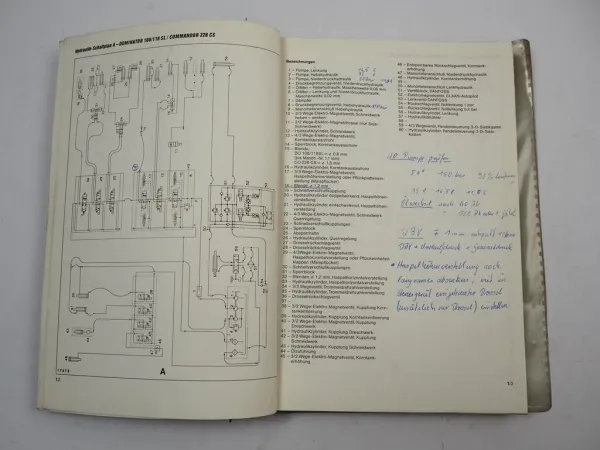 Claas Dominator Commandor Mähdrescher Hydraulik Elektrik Werkstatthandbuch 1993