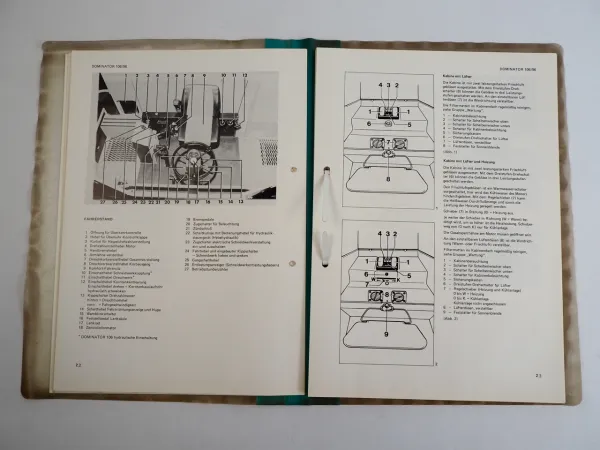Claas Dominoator 96 106 Betriebsanleitung Wartung Schaltplan Elektrik 1996
