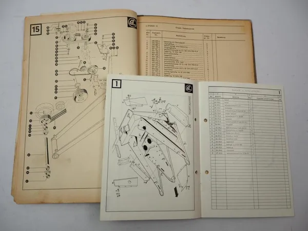 Claas Jaguar 60 SF Feldhäcksler Betriebsanleitung Ersatzteilliste 1973/74