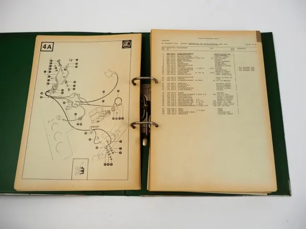 Claas Jaguar 70 SF Feldhäcksler Ersatzteilliste Spare Parts List 1981