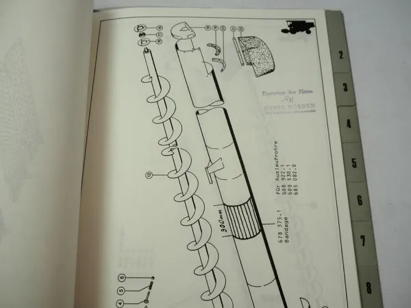 Claas Katalog Reparatur- u Schweissteile 1987 Markant Rollant Dominator Jaguar