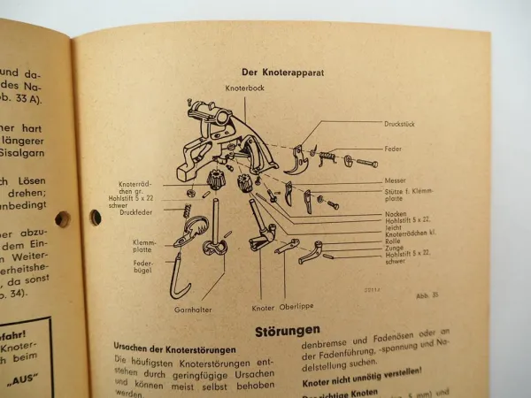 Claas LD 80 100 Pickup Sammelpresse Betriebsanleitung Bedienung Schmierplan 1962