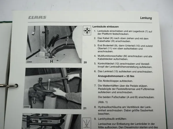Claas Lexion 405 410 415 420 430 440 450 460 Werkstatthandbuch Reparatur