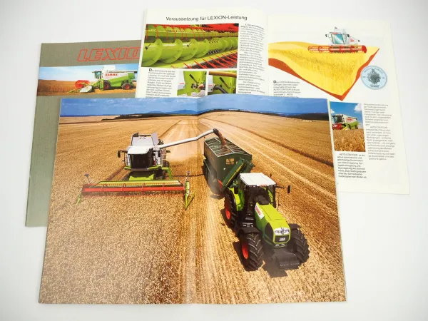Claas Lexion 405 - 460 480 510 - 560 3x Prospekt 1996 1997 2004