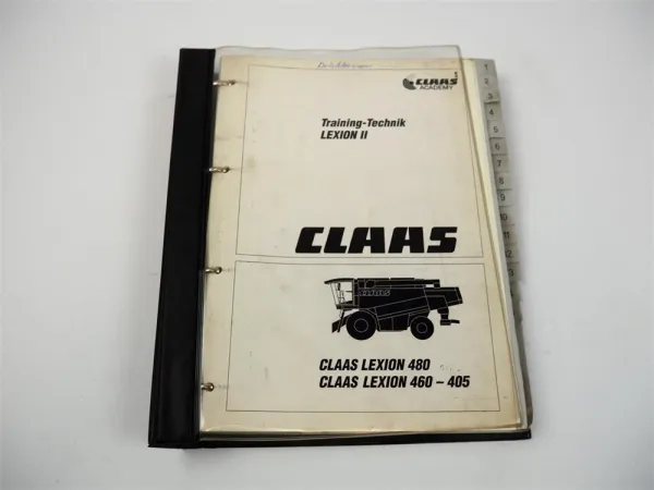 Claas Lexion II 405 410 415 420 430 440 450 460 480  Werkstatthandbuch