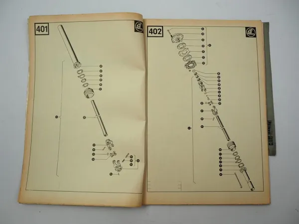 Claas Markant 40 Hochdruckpresse Ersatzteilliste 1974 Ergänzung 1982