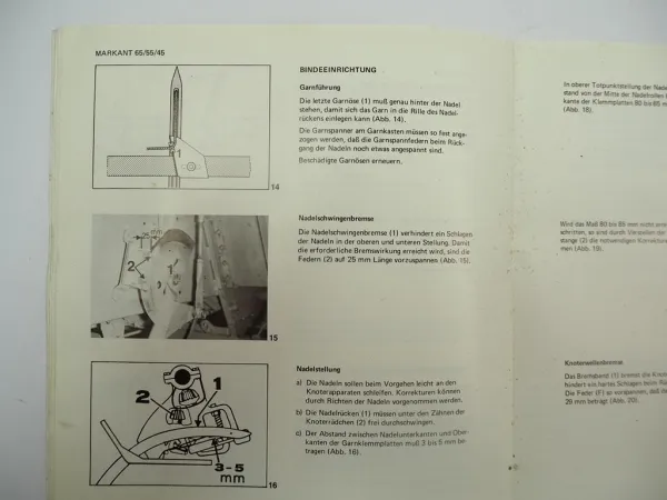Claas Markant 65 55 45 Presse Pickup Betriebsanleitung Teil 2 Wartung 1979