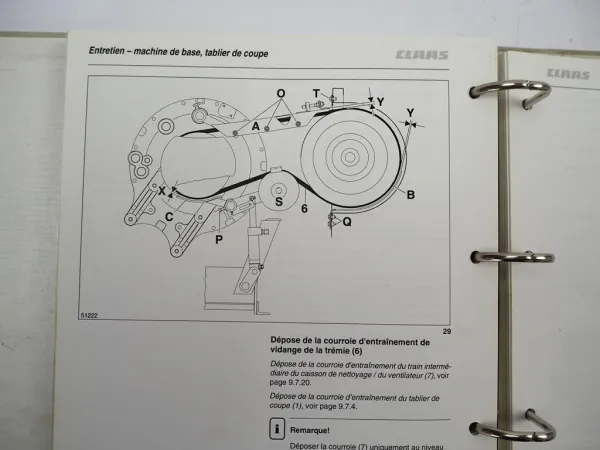 Claas Medion 310 320 330 340 Notice dutilisation entretien 2004 Französisch