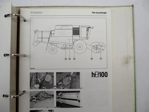 Claas Medion 310 320 330 340 Notice dutilisation entretien 2004 Französisch