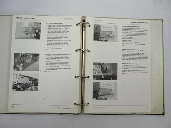 Claas Medion 310 320 330 340 Notice dutilisation et entretien 2004 Französisch