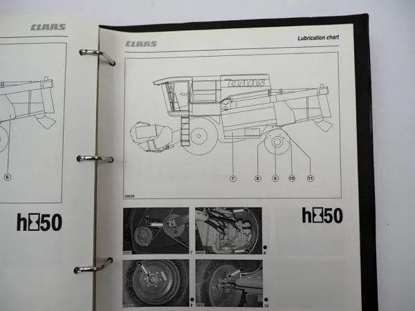 Claas Mega 350 360 Combine Harvester Operators Manual 2004 Englisch
