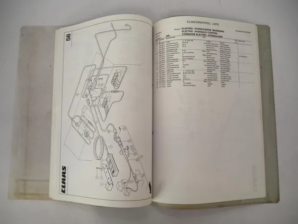 Claas Quantum 6500 P 5500 GT P 4500 P Ladewagen Ersatzteilliste Parts List 2000