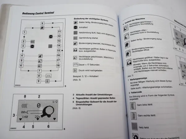 Claas Rollant 250 Uniwrap / 250 RC Roto Cut Betriebsanleitung Bedienung Einstellung Wartung