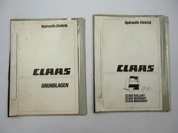 Claas Rollant Markant Quadrant Presse Hydraulik Elektrik Schaltplan 1990/91