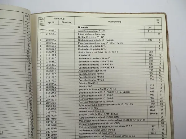 Claas Spezialwerkzeuge für Mercator Dominator Jaguar Landmaschinen Katalog 1984