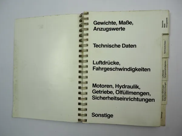 Claas Technische Daten Ratgeber Landmaschinen für Mechaniker 1990/91