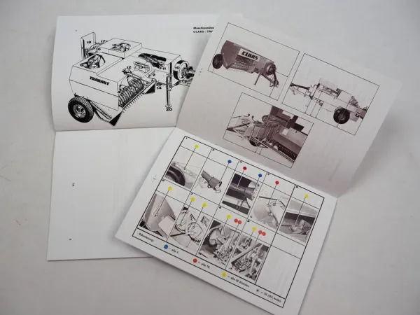 Claas Trabant Hochdruckpresse Betriebsanleitung Bedienung Wartung Schmierplan
