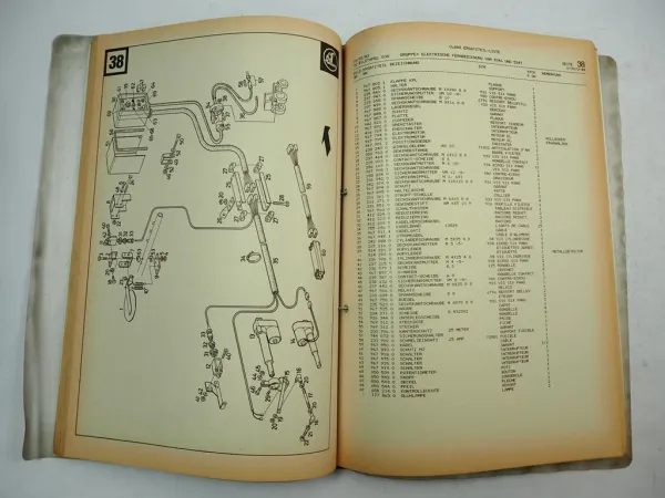Claas U33 U44 Ladewagen Ersatzteilliste Ersatzteilkatalog 1983