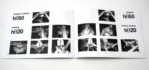 Claas W740 640 540 450 S/SL Kreiselwender Betriebsanleitung Operators Manual 1989