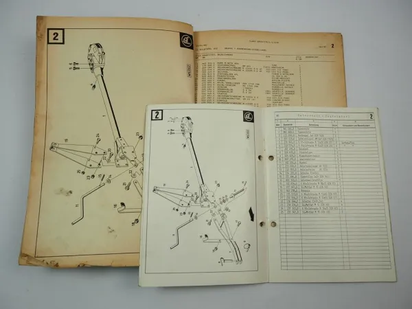 Claas WSDS WS 280 Schwader Ersatzteilliste Ersatzteilkatalog 1976 1980