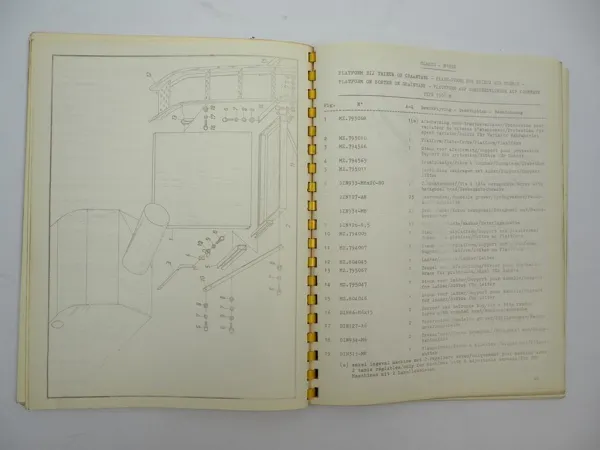Claeys M103 Combine Mähdrescher Sonderausrüstung Ersatzteilliste Parts List