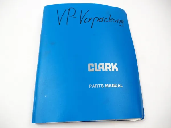 Clark C500 135 LPG Gabelstapler Ersatzteilkatalog Truck Parts Manual List 1984