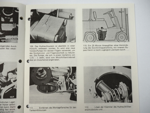 Clark Clarklift 500 Wartungsanleitung Werkstatthandbuch 1977