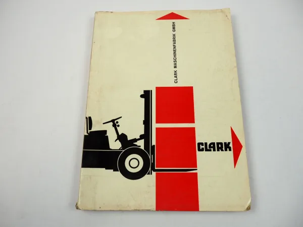 Clark RCFY30 Gabelstapler Ersatzteilkatalog Parts List Ersatzteilliste 1965
