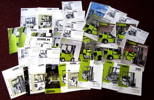 Clark Treibgas Elektro Diesel Stapler Produktinformationen mit ca 100 Prospekten