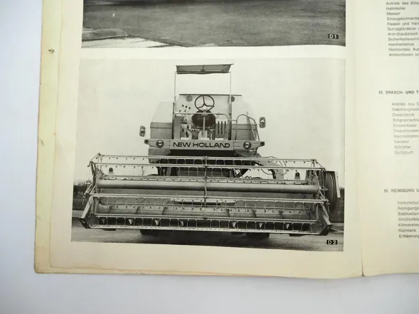 Clayson Sperry 1540 1550 Mähdrescher Betriebsanleitung Wartung 1971