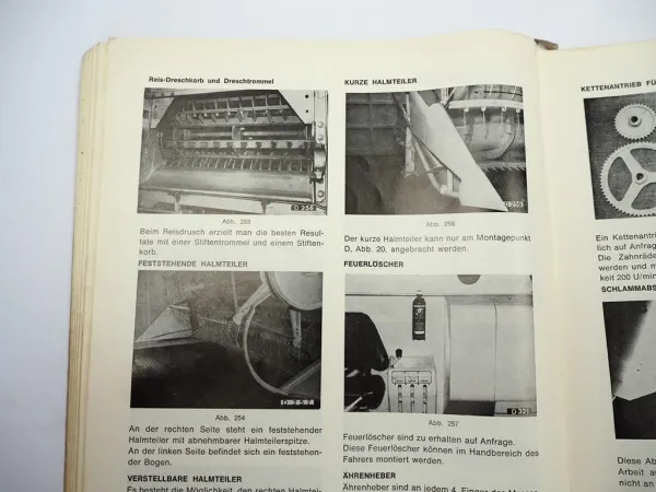 Clayson Sperry 1540 1550 Mähdrescher Betriebsanleitung Wartung 1971