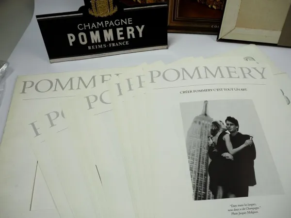 Cognac Monnet & Champagne Pommery Champagner Werbeartikel Cognac Monnet & Champagne Pommery Champagner Werbeartikel