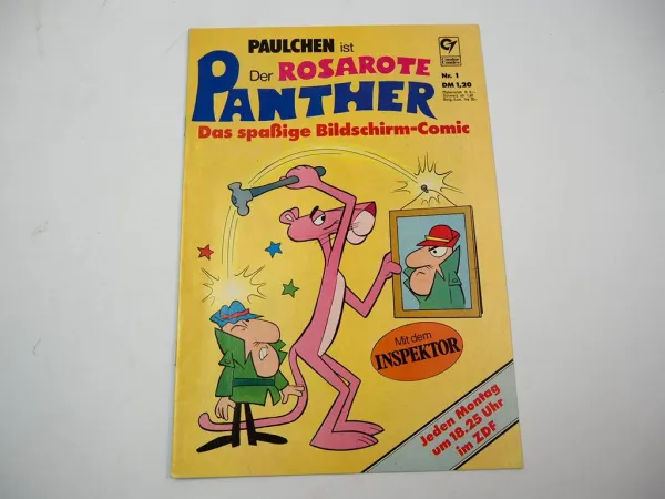 Comic Der rosarote Panter Paulchen Ausgabe Nr.1 Verlag Condor Comics 1970er J.