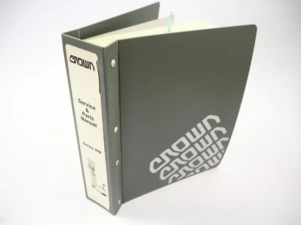 Crown 20 30 40 WB TL Lift Truck Service Repair & Parts Manual Wartung Teilekatalog