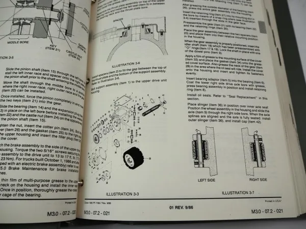 Crown 20 30 40 WB TL Lift Truck Service Repair & Parts Manual Wartung Teilekatalog