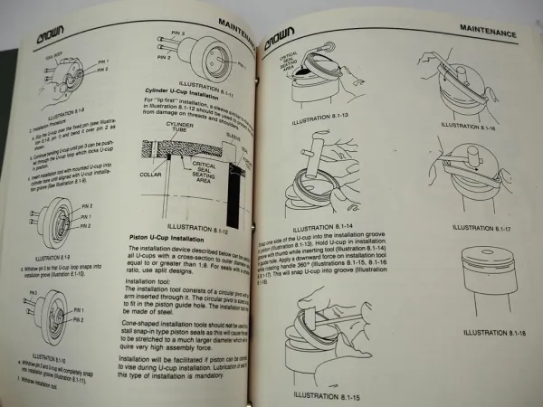 Crown 20 30 40 WB TL Lift Truck Service Repair & Parts Manual Wartung Teilekatalog