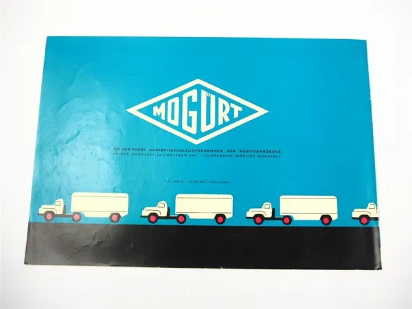 Csepel D450N Sattelschlepper Kühlwagen Prospekt 1961 Ungarn Mogürt