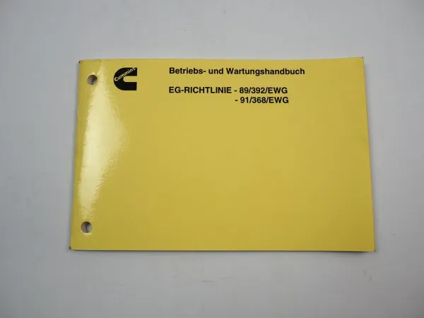 Cummins Motoren 4B 6B 6C L10 N14 K19 K38 K50 V28 Betriebsanleitung Wartung 1995