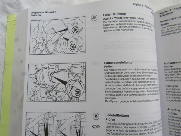 Cummins Motoren EC Richtlinien Bedienungsanleitung Betrieb und Wartung 08/2001
