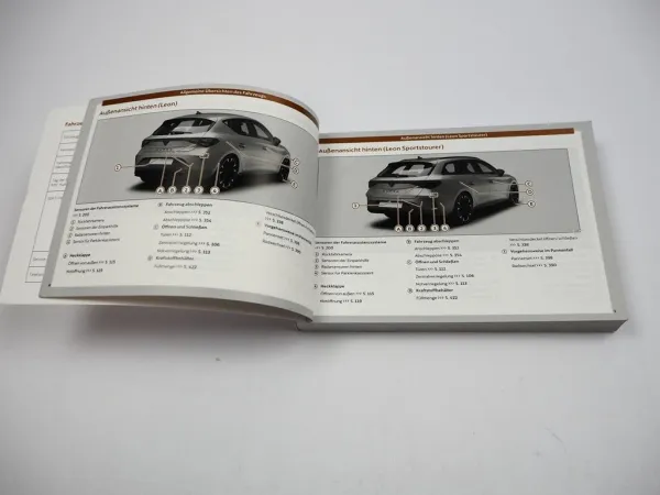 Cupra Leon / Sportstourer Betriebsanleitung Bedienungsanleitung 5/2024 Bordbuch