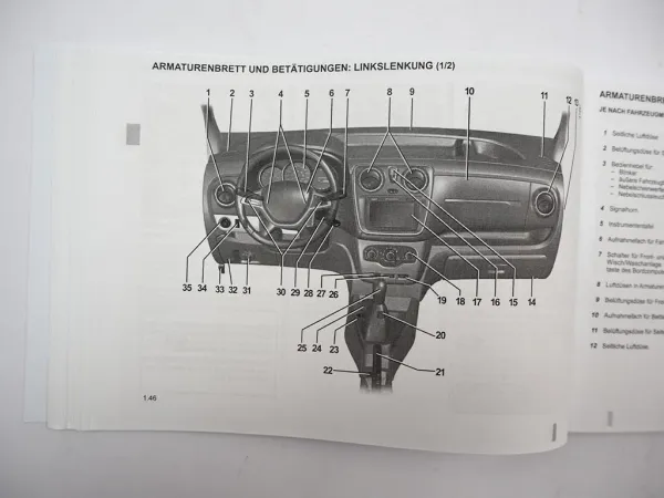 Dacia Dokker Bedienungsanleitung Betriebsanleitung 2019