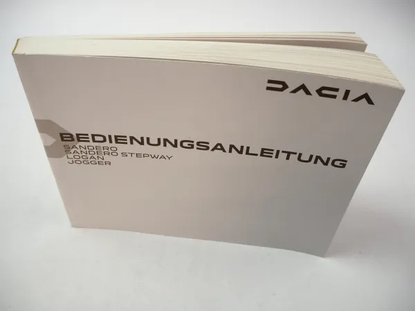 Dacia Sandero Stepway Logan Jogger Bedienungsanleitung Betriebsanleitung 2021