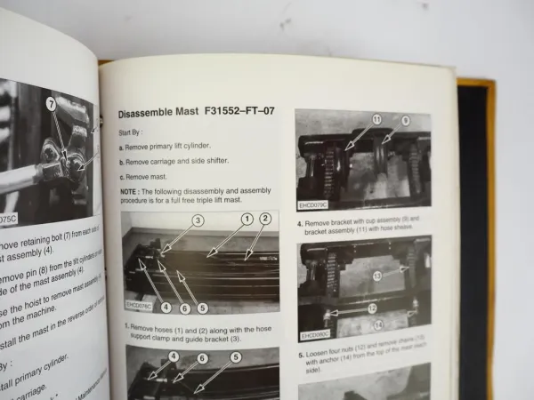 Daewoo B 13 15 18 T Electric Powered Lift Trucks Service Manual 1996