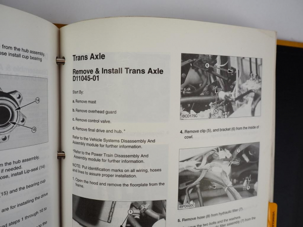 Daewoo D G 15S 18S Engine Powered Lift Trucks Service Manual 1996