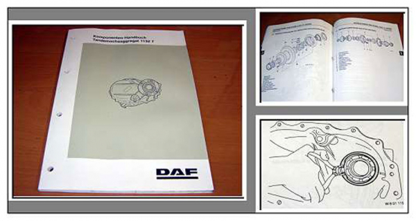 DAF F65 F75 F85 F95 Achsaggregat 1132 Werkstatthandbuch