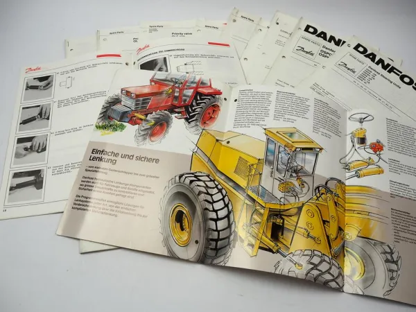 Danfoss Lenkeinheit OSPC OSPB Traktor Werkstatthandbuch Hydraulik Prospekt usw.
